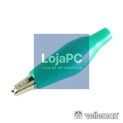 PINÇA CROCODILO 27MM ISOLADA VERDE