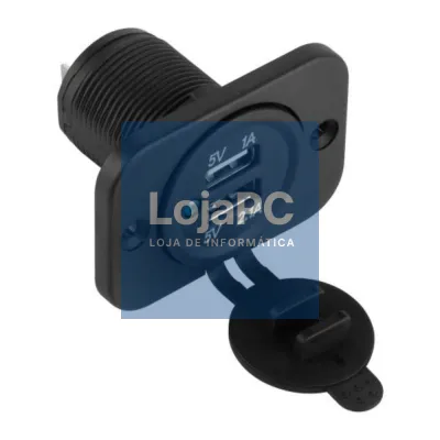 Tomada USB Dupla De Embutir