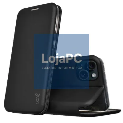 COOL Flip Cover for iPhone 15 Elegance Black