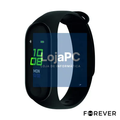 SmartBand Multifunções Monitor Cardíaco BT V5.0 Android iOS