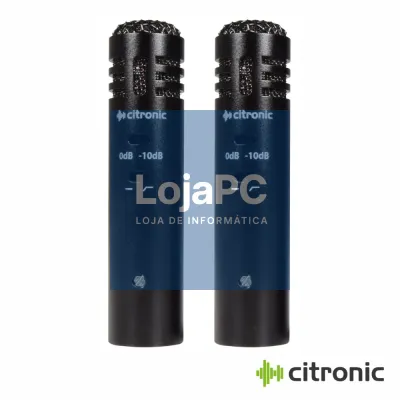 Conjunto Microfones Condensador Profissionais CITRONIC
