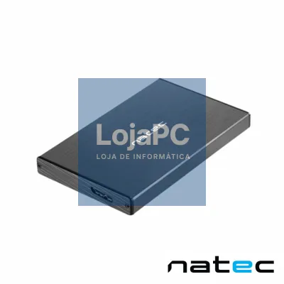 Caixa Alumínio P/ Discos Rígidos HDD 2.5" SATA III NATEC