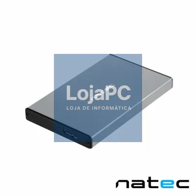 Caixa Alumínio RHINO P/Discos Rígidos HDD 2.5" SATAIII NATEC