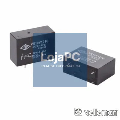 RELÉ 12VDC INTERRUPTOR UNIPOLAR 10A/12V