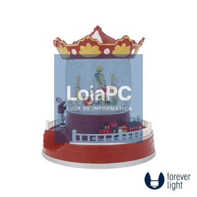 Globo De Neve LED Com Figuras De Natal FOREVER