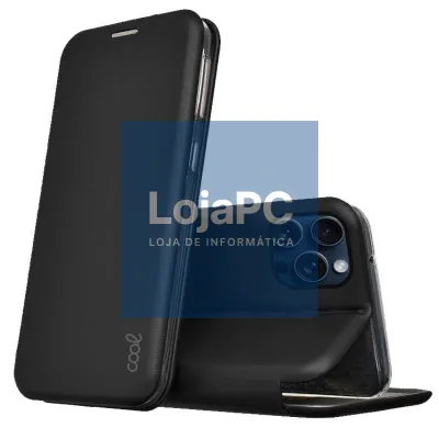 COOL Flip Cover for iPhone 15 Pro Elegance Black