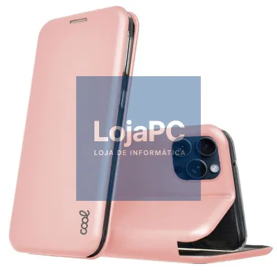 COOL Flip Cover for iPhone 15 Pro Elegance Rose Gold