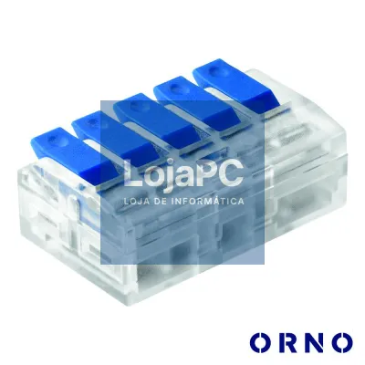 Ligador Rápido C/ Patilha 5 Condutores 0.75-4mm² 4x ORNO