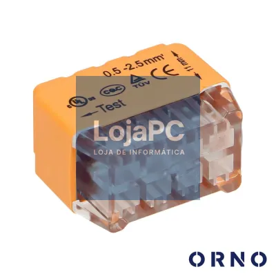 Ligador Rápido 8 Condutores 0.75-2.5mm² 50x ORNO