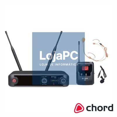 Central de Microfone UHF S/ Fios 1 Canal CHORD