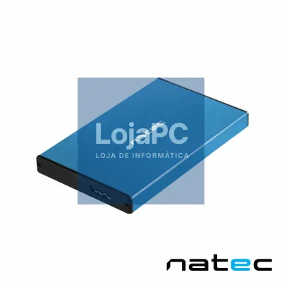Caixa Alumínio RHINO P/Discos Rígidos HDD 2.5" SATAIII NATEC