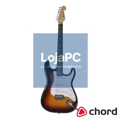 Guitarra Elétrica 3 Pickups Single Coil Sunburst CHORD