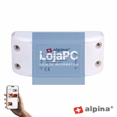 Módulo Automação Interruptor WiFi 1 Canal 2500W Tuya ALPINA