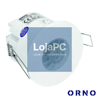 Detetor de Movimentos Pir P/ Encastrar Branco ORNO