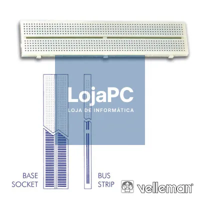 PLACA DE ENSAIO MULTIFUNÇÕES C/ 640 PONTOS VELLEMAN