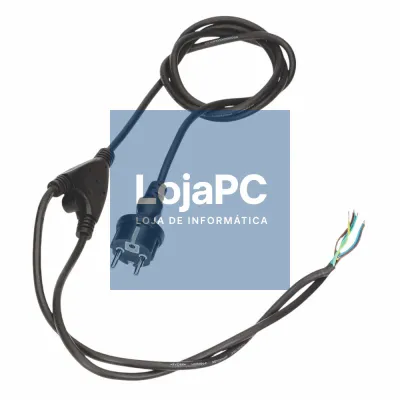 Cabo Alimentação Schuko Macho 2m P/ Focos LED ORNO