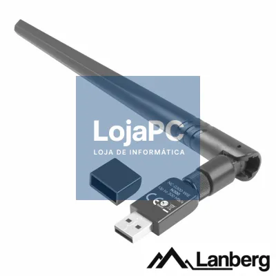 Adaptador USB Wifi Lan 802.11b/G/N 300mbps Wps LANBERG