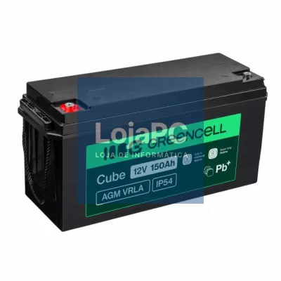 Bateria Chumbo Gel AGM 12V 150A GREEN CELL