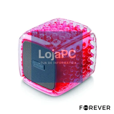 Coluna Bluetooth Portátil 5W Vermelha FOREVER