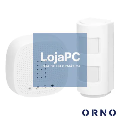 Alarme S/ Fios C/ Sirene E Sinal de Luz IP44 300m ORNO