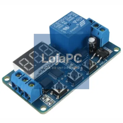 Temporizador Digital Semanal 12V 0-999s