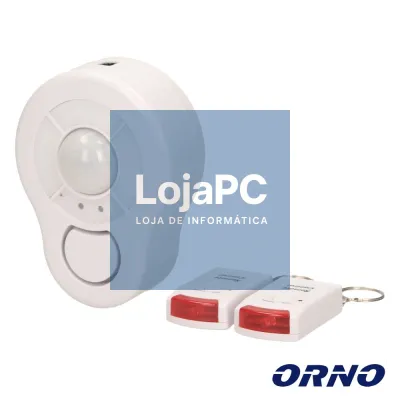 Alarme S/ Fios C/ Sirene e Comando S/ Fios ORNO