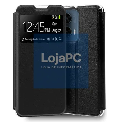 COOL Flip Cover for Motorola Edge 50 Fusion Smooth Black