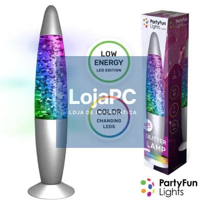 Candeeiro Decorativo de Glitter 12V PARTYFUN