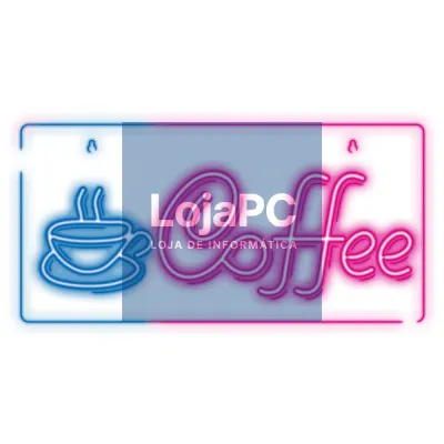 Luz LED Neon Em Forma de Letras COFFEE