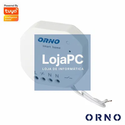 Mini Receptor C/ Relé S/ Fios Para Iluminação 400W TUYA ORNO