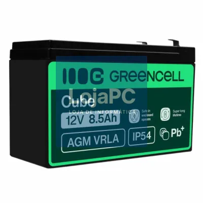 Bateria Chumbo Gel AGM 12V 8.5A GREEN CELL
