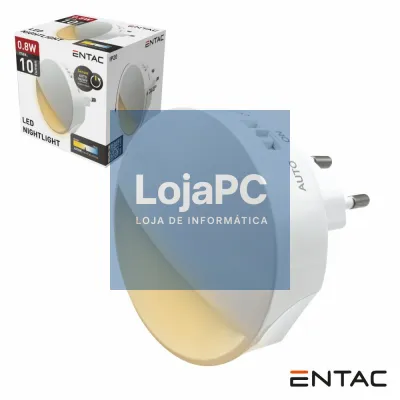 Luz De Presença LED 4000K 230V C/ Sensor Crepuscular ENTAC