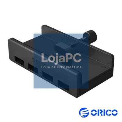 Hub USB 4 Portas USB 3.0 C/ Grampo De Fixação ORICO