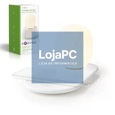 Luz de Presença LED Tátil C/ Carregador QI 10W NEDIS