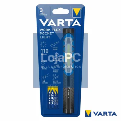Lanterna de Trabalho LED COB 110lm VARTA
