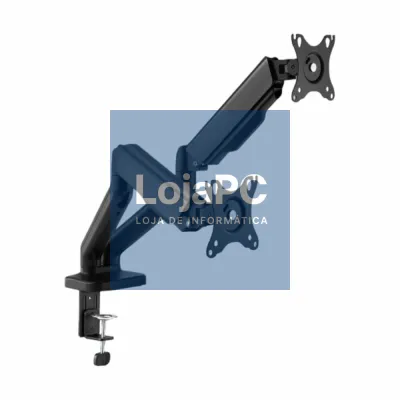Suporte Duplo Monitor Mesa 17-32" C/ Mola Mecânica 2x9KG