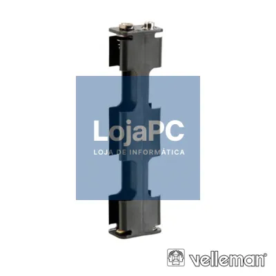 SUPORTE P/ 4 PILHAS AA C/ TERMINAIS SNAP VELLEMAN