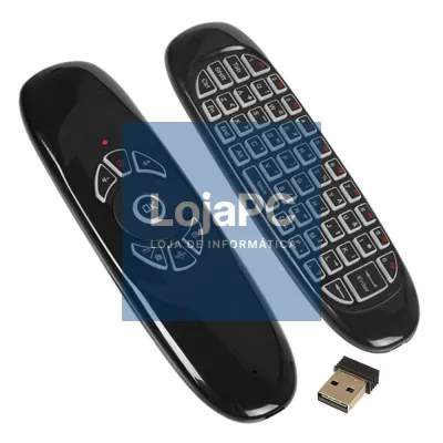 Comando Portátil Reversível C/ Teclado 2.4GHz