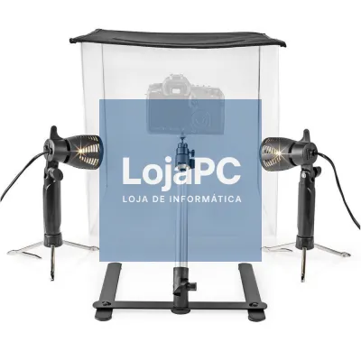 Estúdio Fotografia Portátil C/ Iluminação LED NEDIS