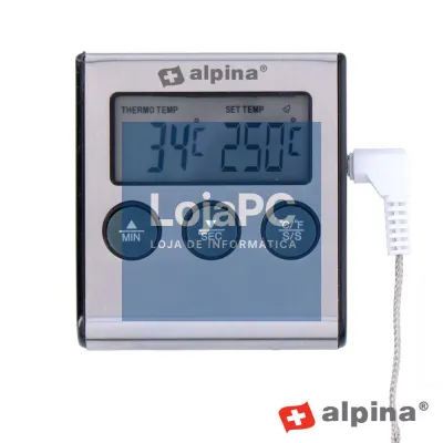 Termómetro Digital Alimentar C/ Temporizador ALPINA