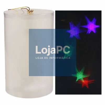 TUBO DE LUZES DECORATIVO C/ 10 LED