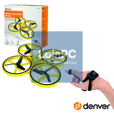 Drone C/ Transmissor 2.4GHz 4 Hélices DENVER
