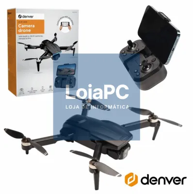 Drone C/ Transmissor 2.4GHz 4 Hélices Wi-Fi FPV DENVER