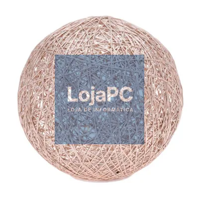 Bola Decorativa C/ 20 LEDS 20cm Dourada 3000K