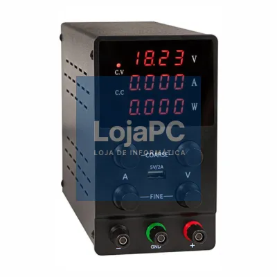 Fonte de Alimentação Digital 0-120V / 0-3A