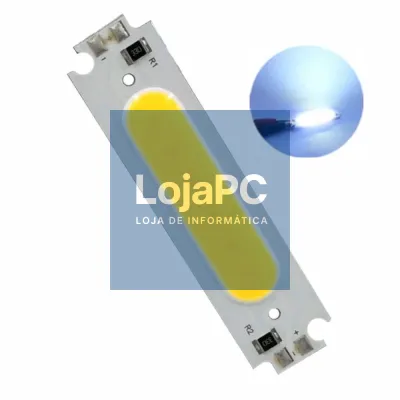 LED COB 2W 12V Branco Frio 60x15mm