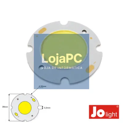 LED ARRAY ALTO BRILHO 40W BRANCO FRIO JOLIGHT