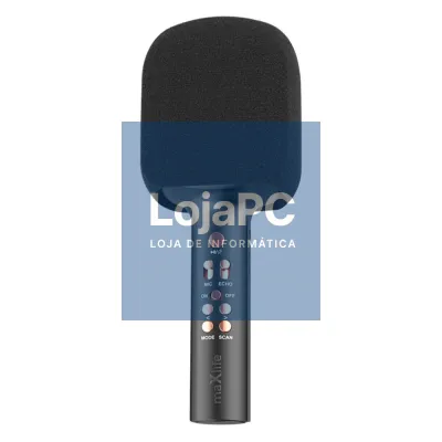 Microfone S/ Fios C/ Coluna Bluetooth TWS