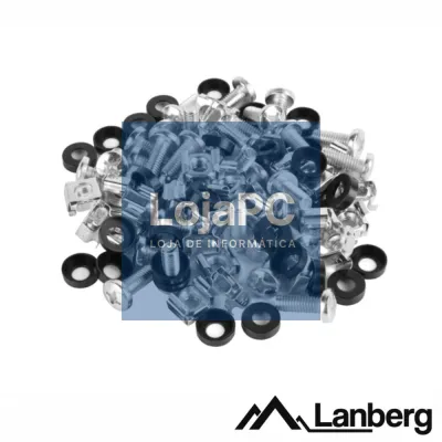 Conjunto de Parafusos P/ Bastidor / Rack 19" 50Pcs LANBER