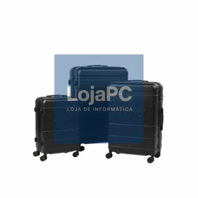 Conjunto De 3 Malas De Viagem 20"/24" e 28" Preto